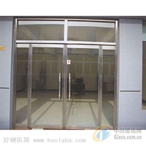 感应门,中空玻璃门,玻璃门锁 北京市卓越卷帘门窗厂